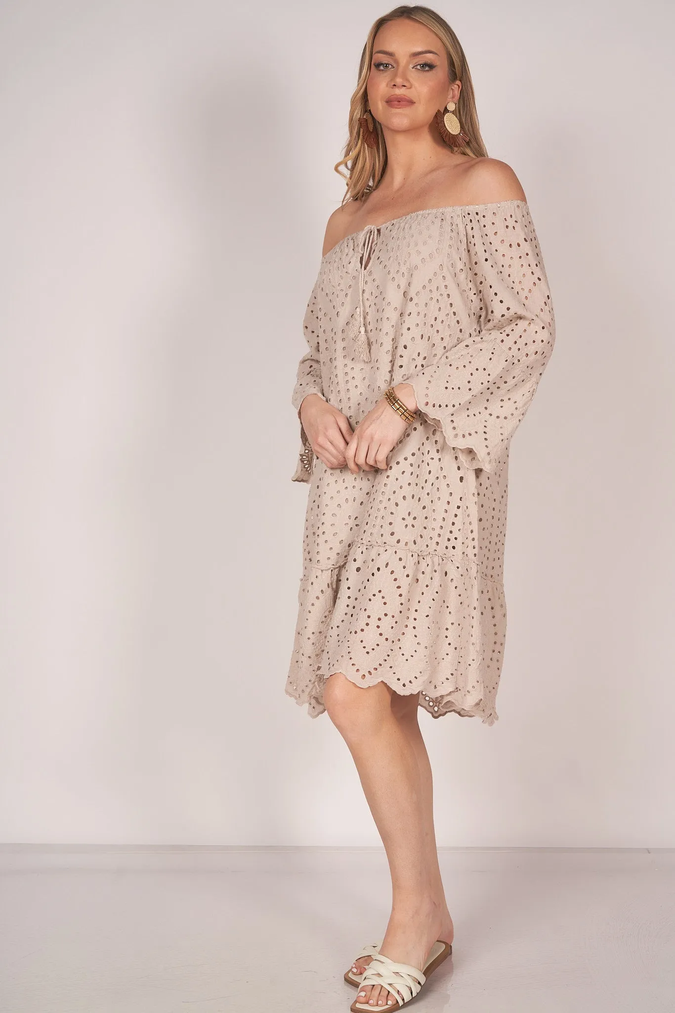 3/4 Sleeve Boho Dress