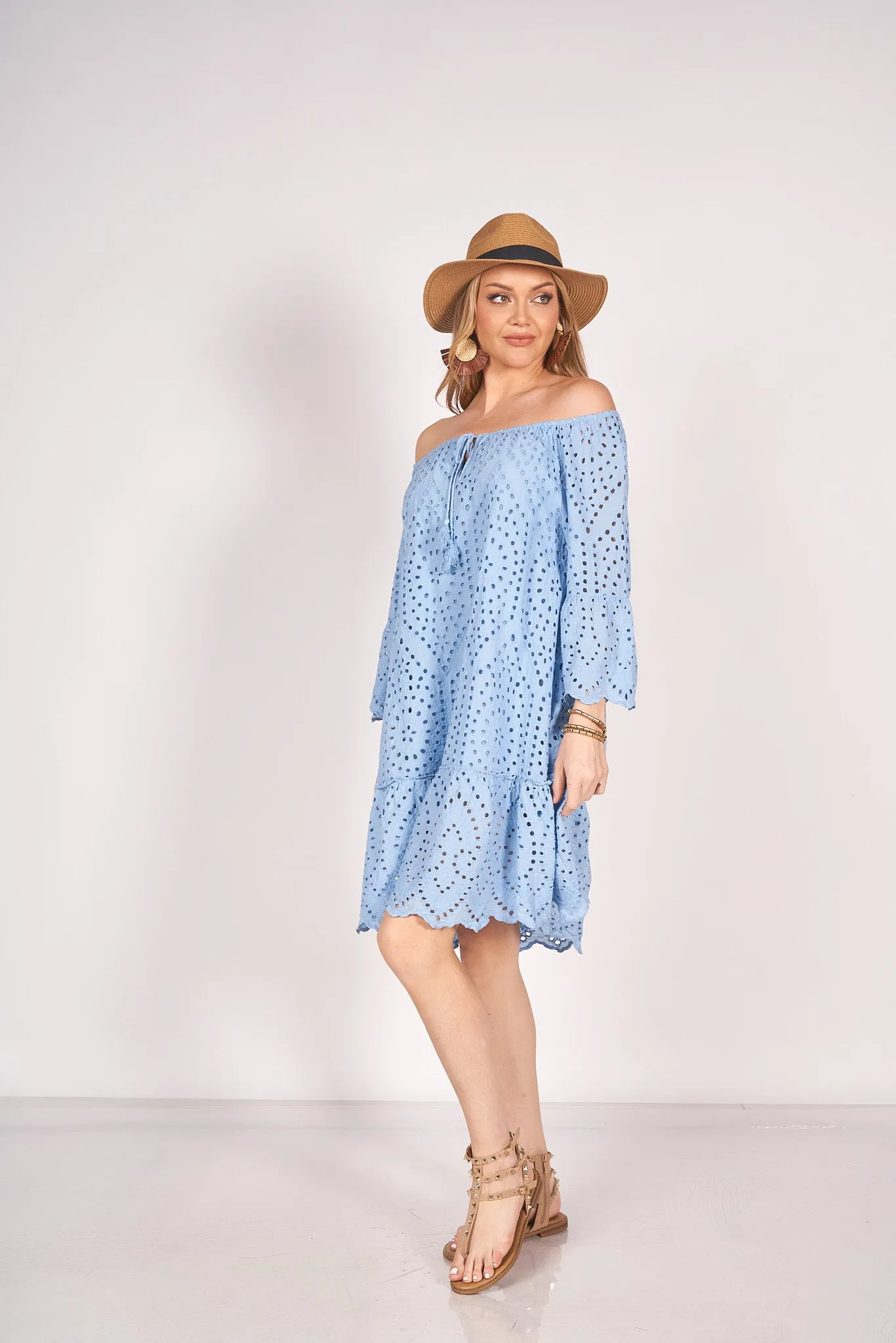 3/4 Sleeve Boho Dress