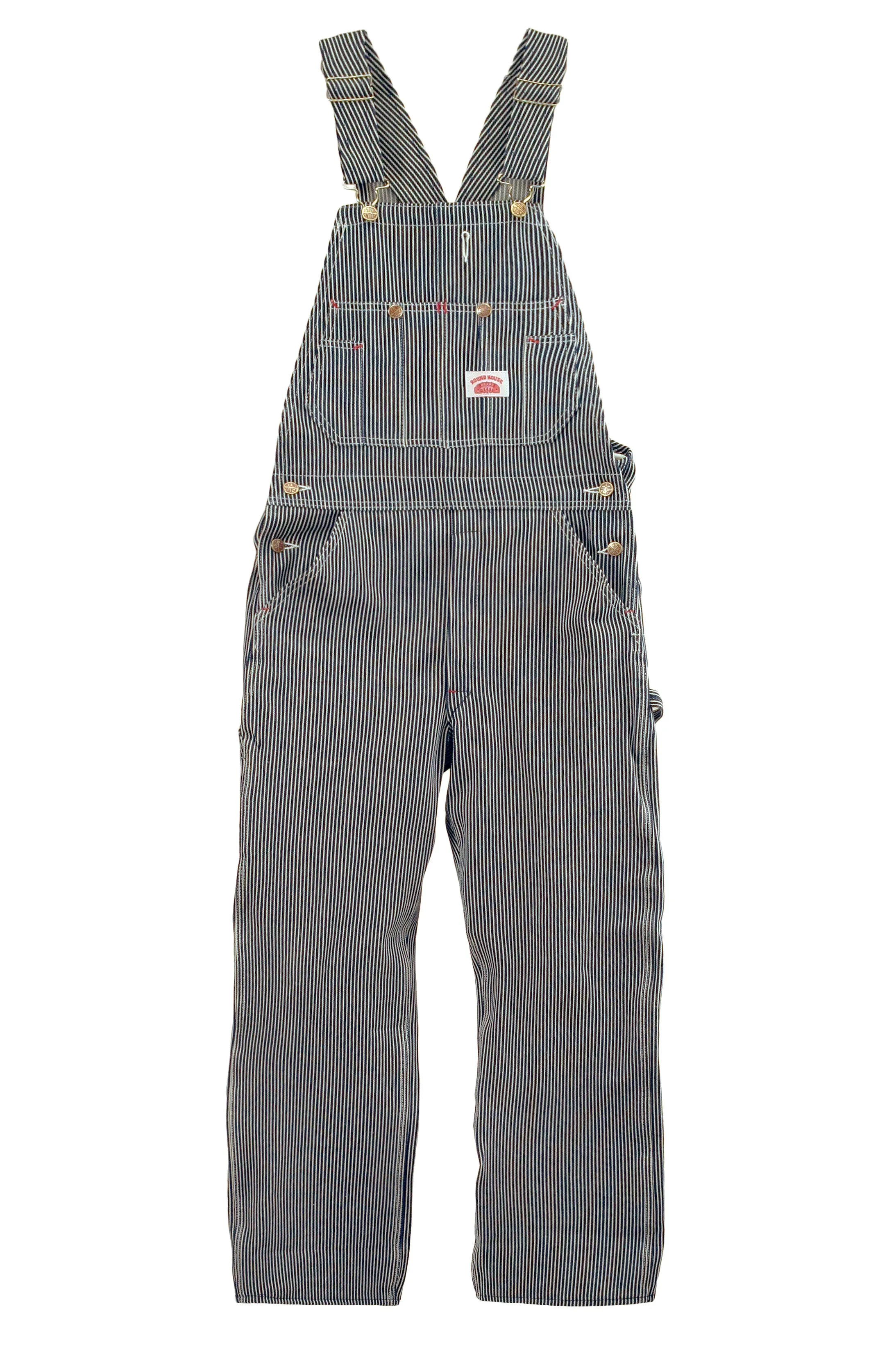 #45 Made in USA Vintage Hickory Stripe Bib Overalls