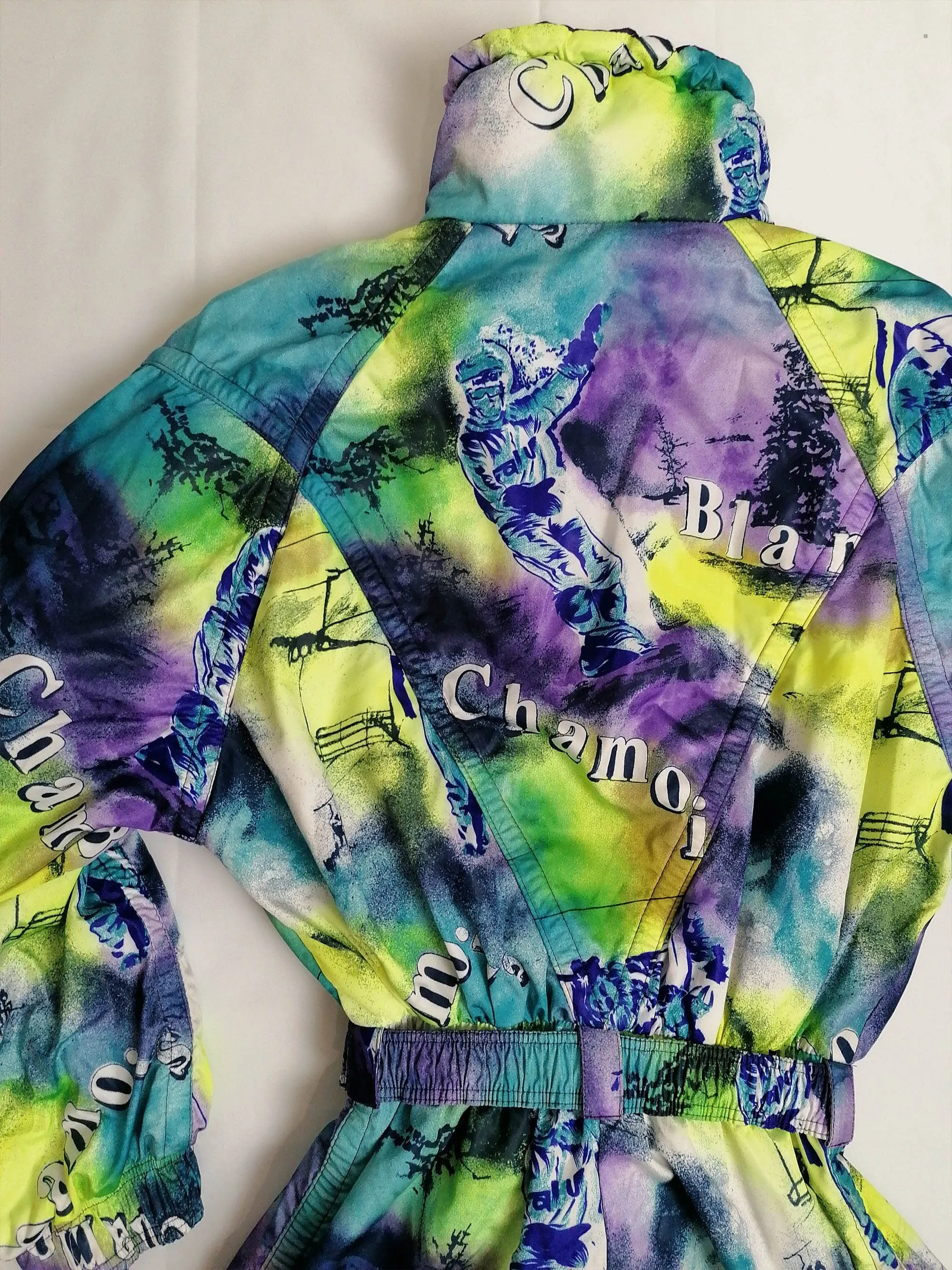 80's 90's Made in Finland Tie-Dye Ski Suit - size S-M