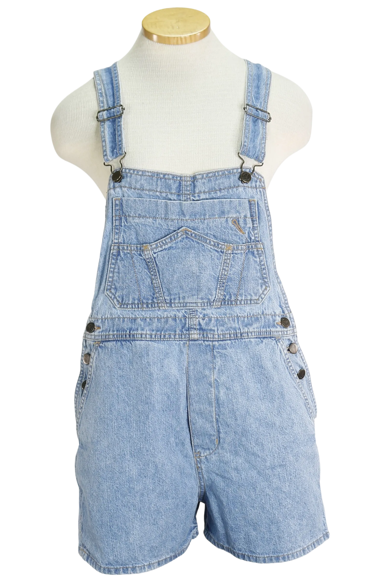 90s La Griffe Overall Shorts       w36