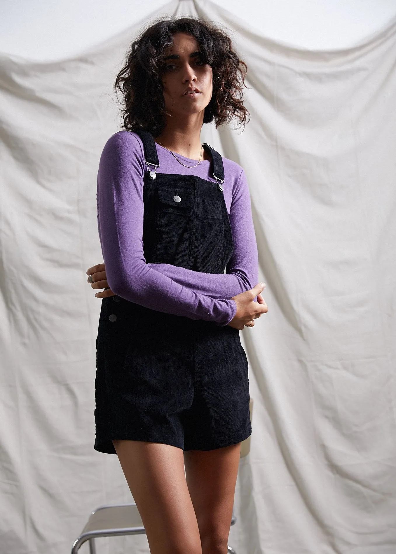 Afends Womens Junebug - Cord Overalls