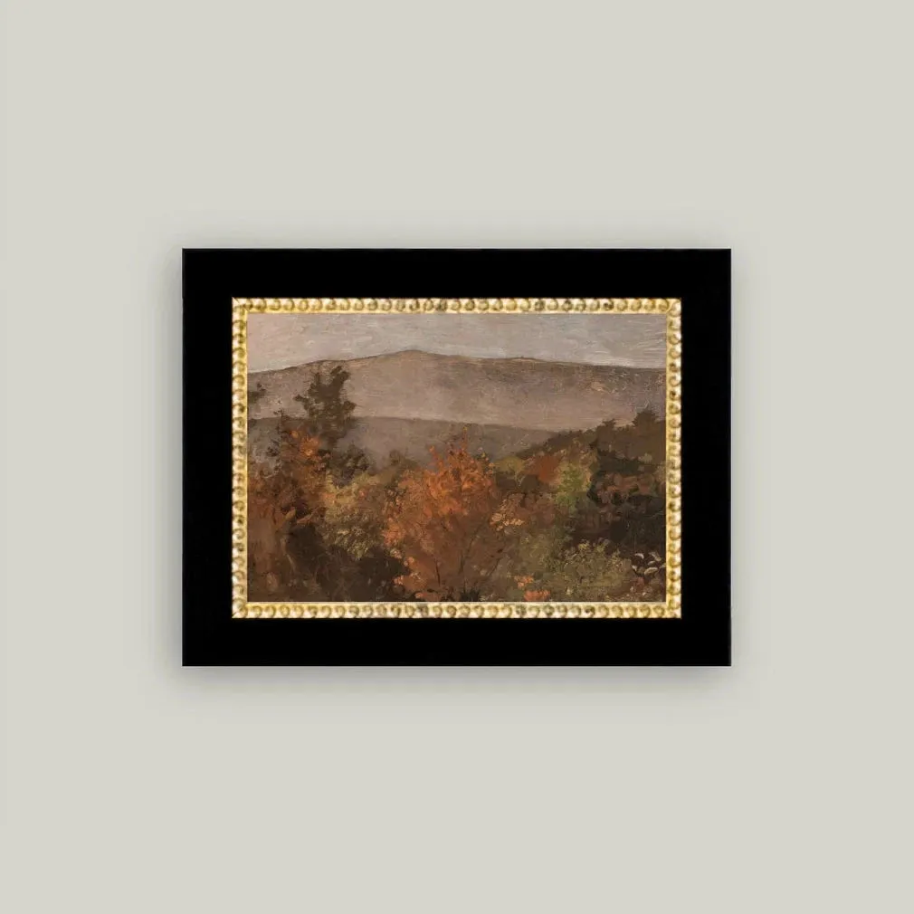 Autumn Tree Tops Framed Antique Art