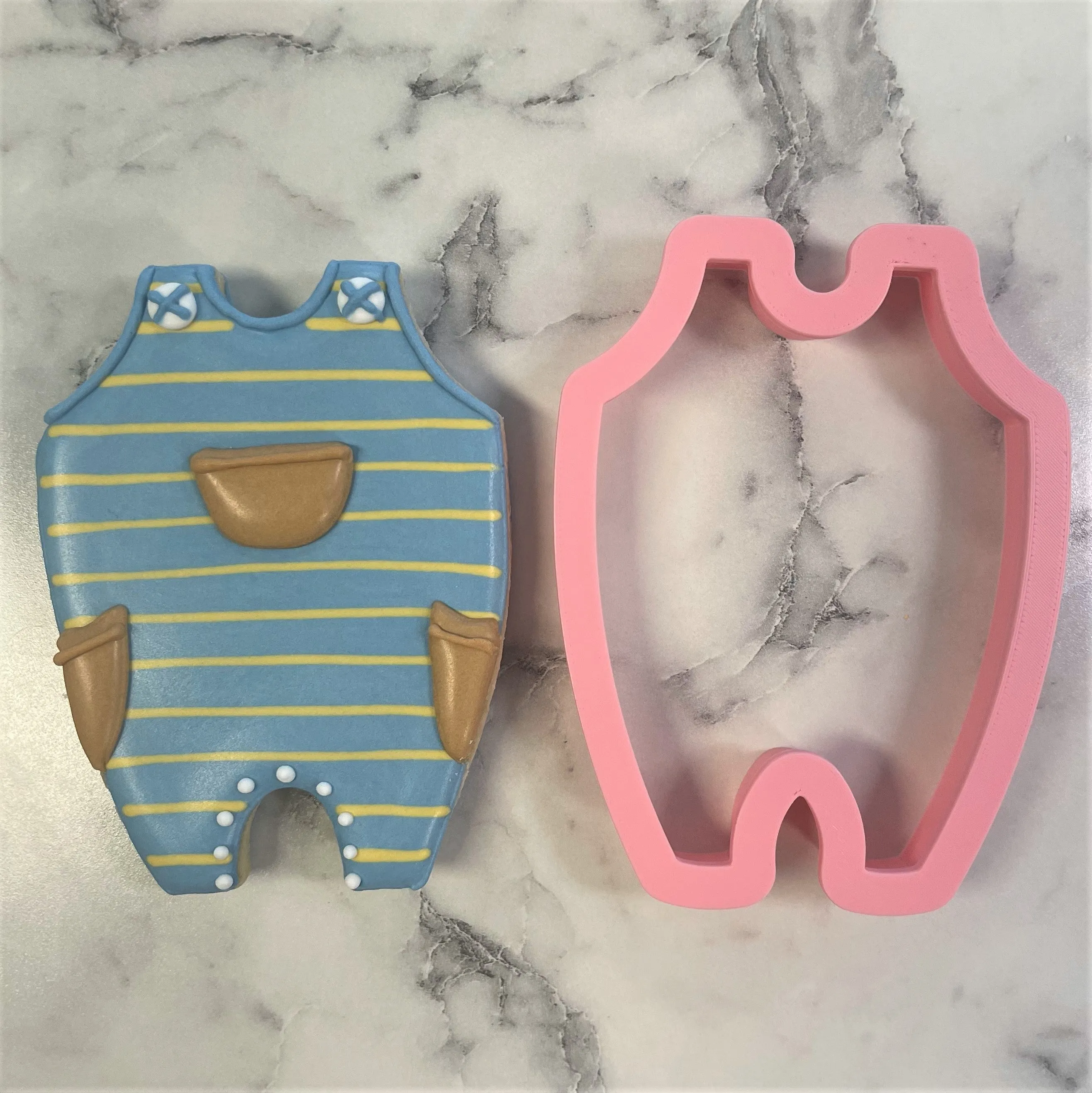 Baby Overalls Cookie Cutter