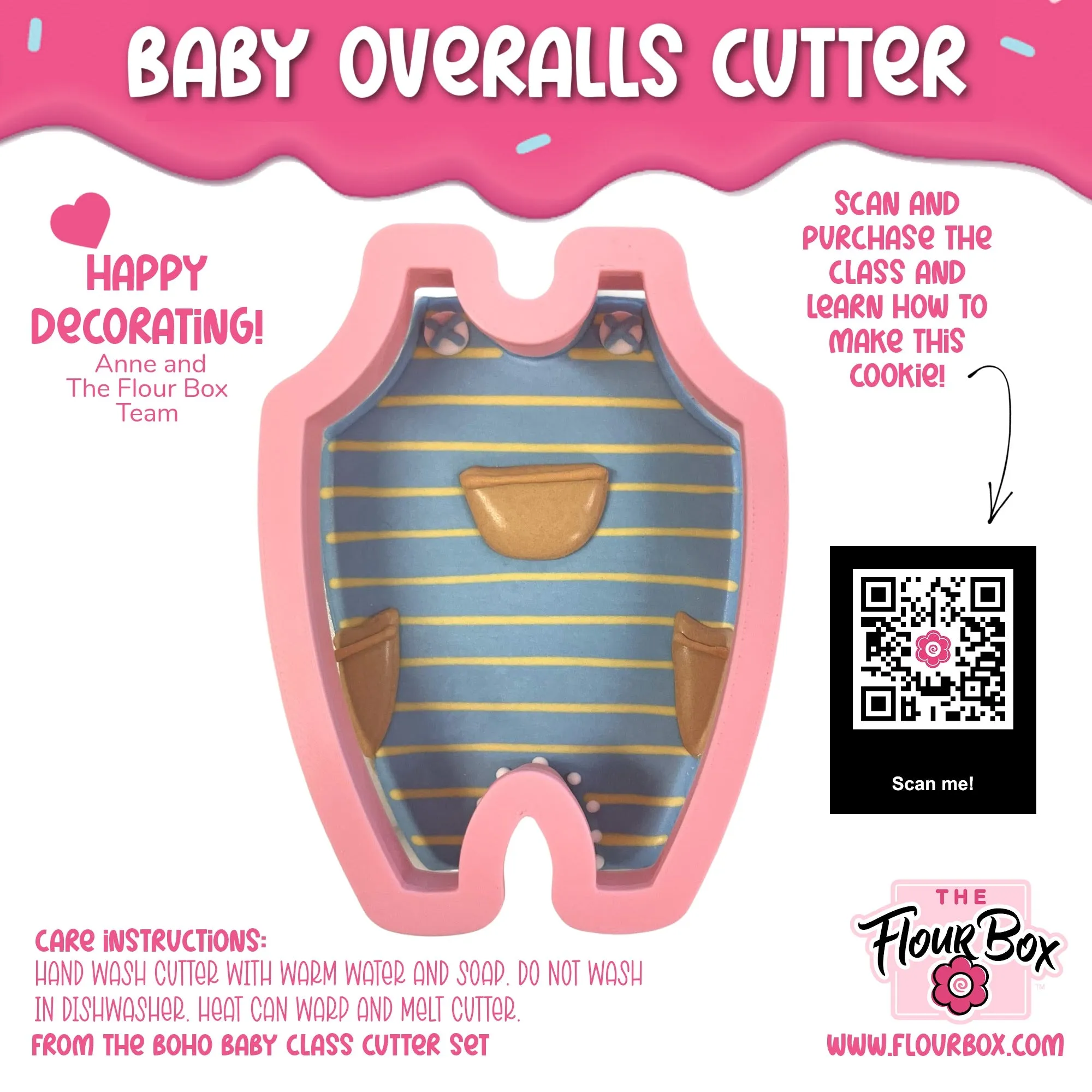 Baby Overalls Cookie Cutter