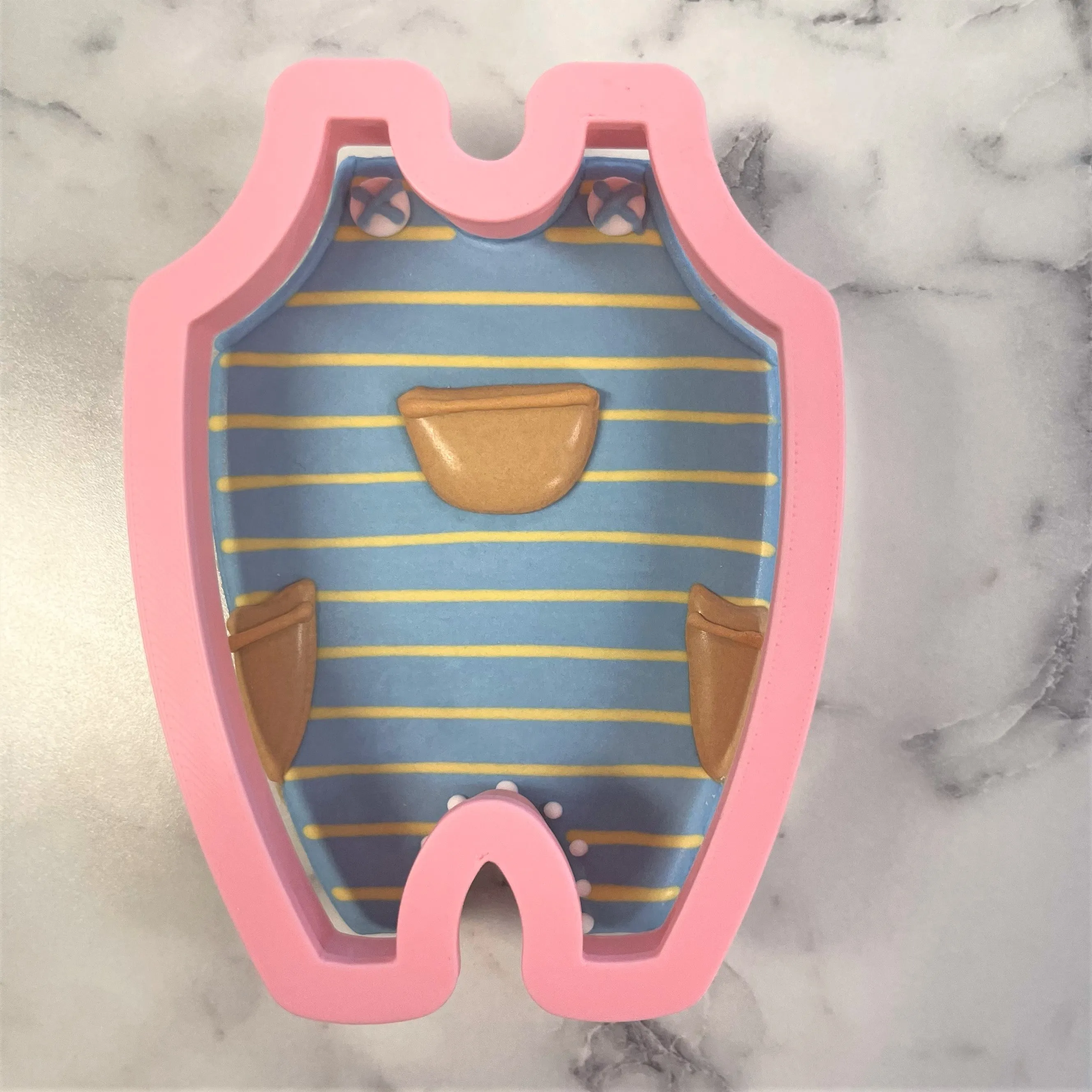 Baby Overalls Cookie Cutter