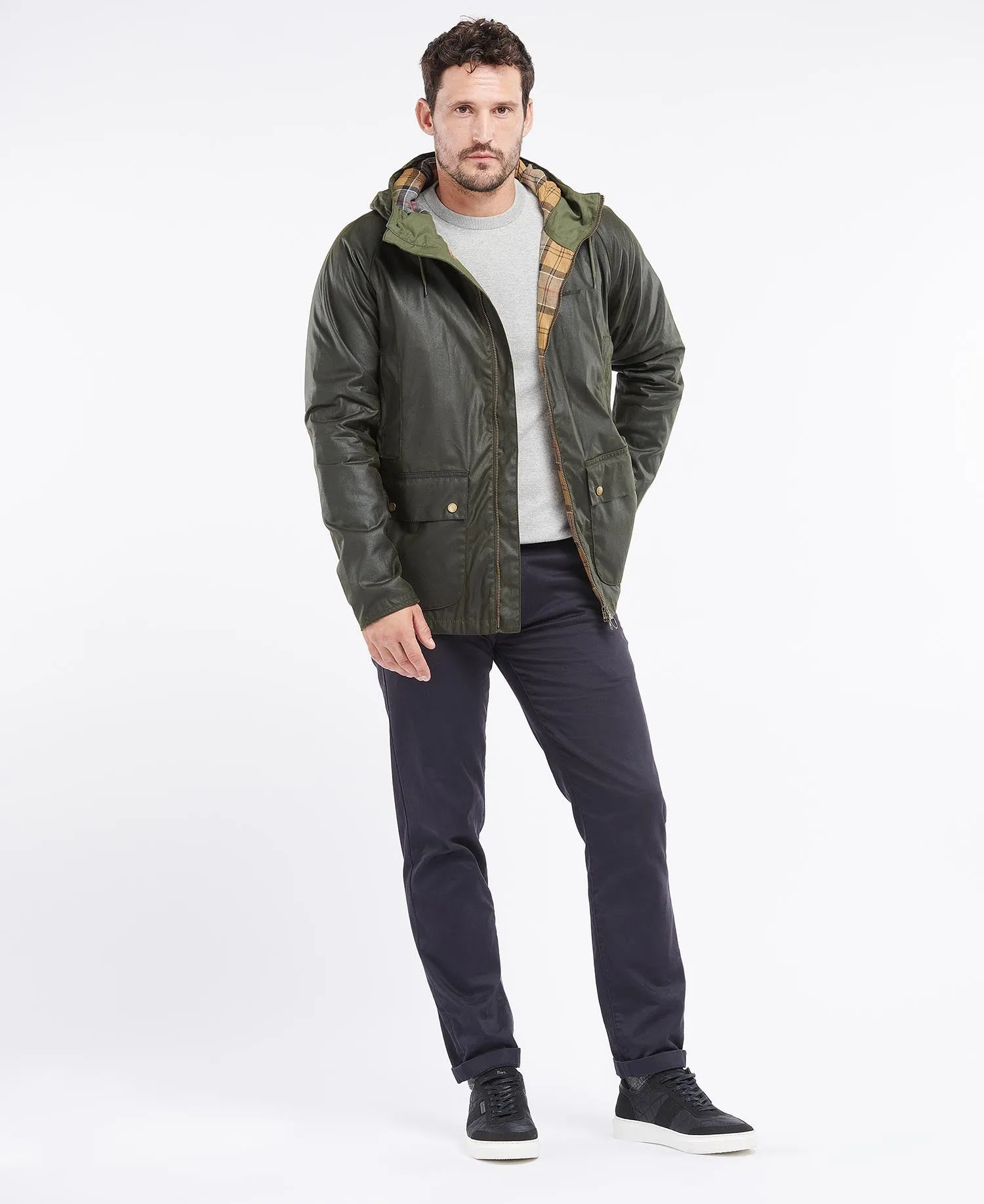 Barbour Hooded Domus Wax Jacket