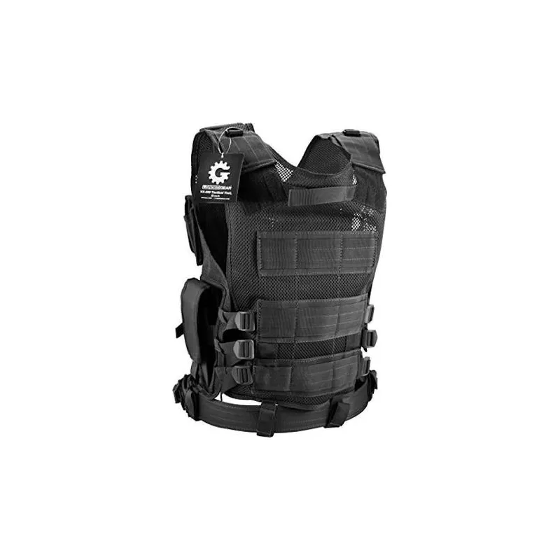 Barska BI12018 Loaded Gear Tactical Vest VX-200 (Black) Right Hand