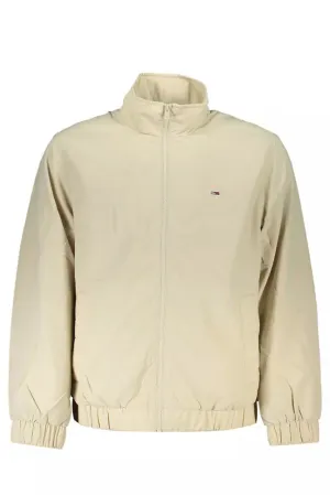 Beige Polyamide Men Jacket