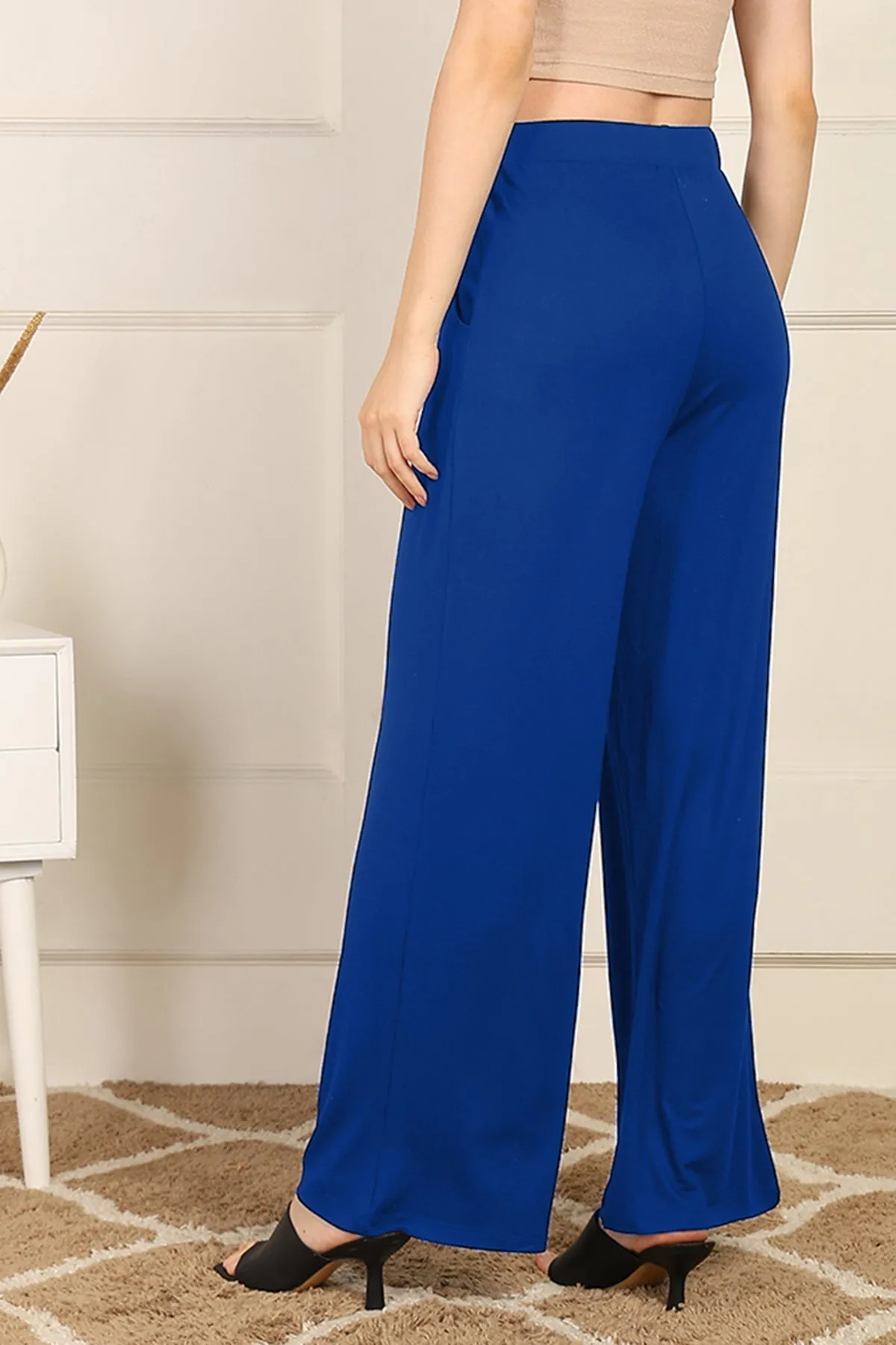 Blue High Waist Maternity Pajama