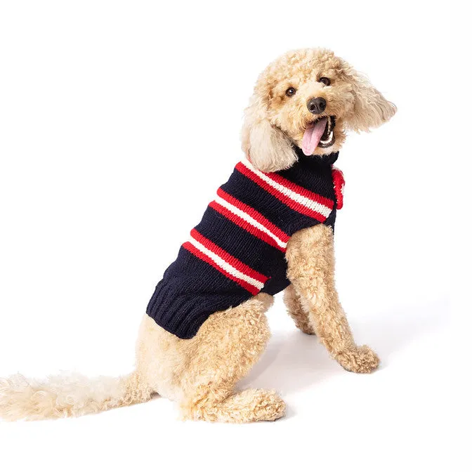 Bow Tie Wool Dog Sweater