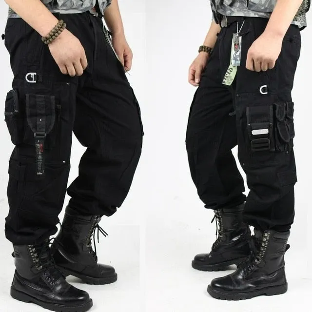 Cargo Army Multi Pockets Style Men Pants