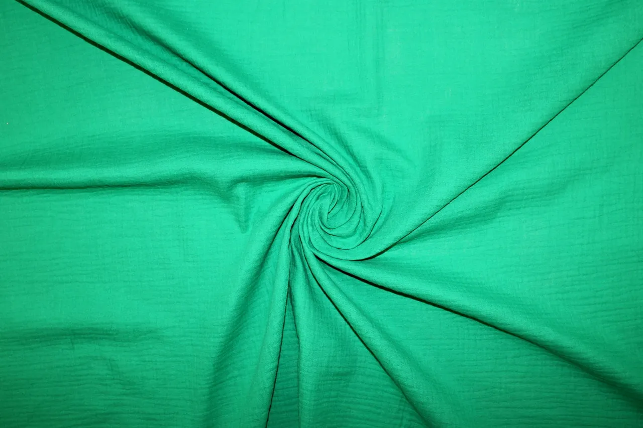 Cotton Double Gauze - Shamrock