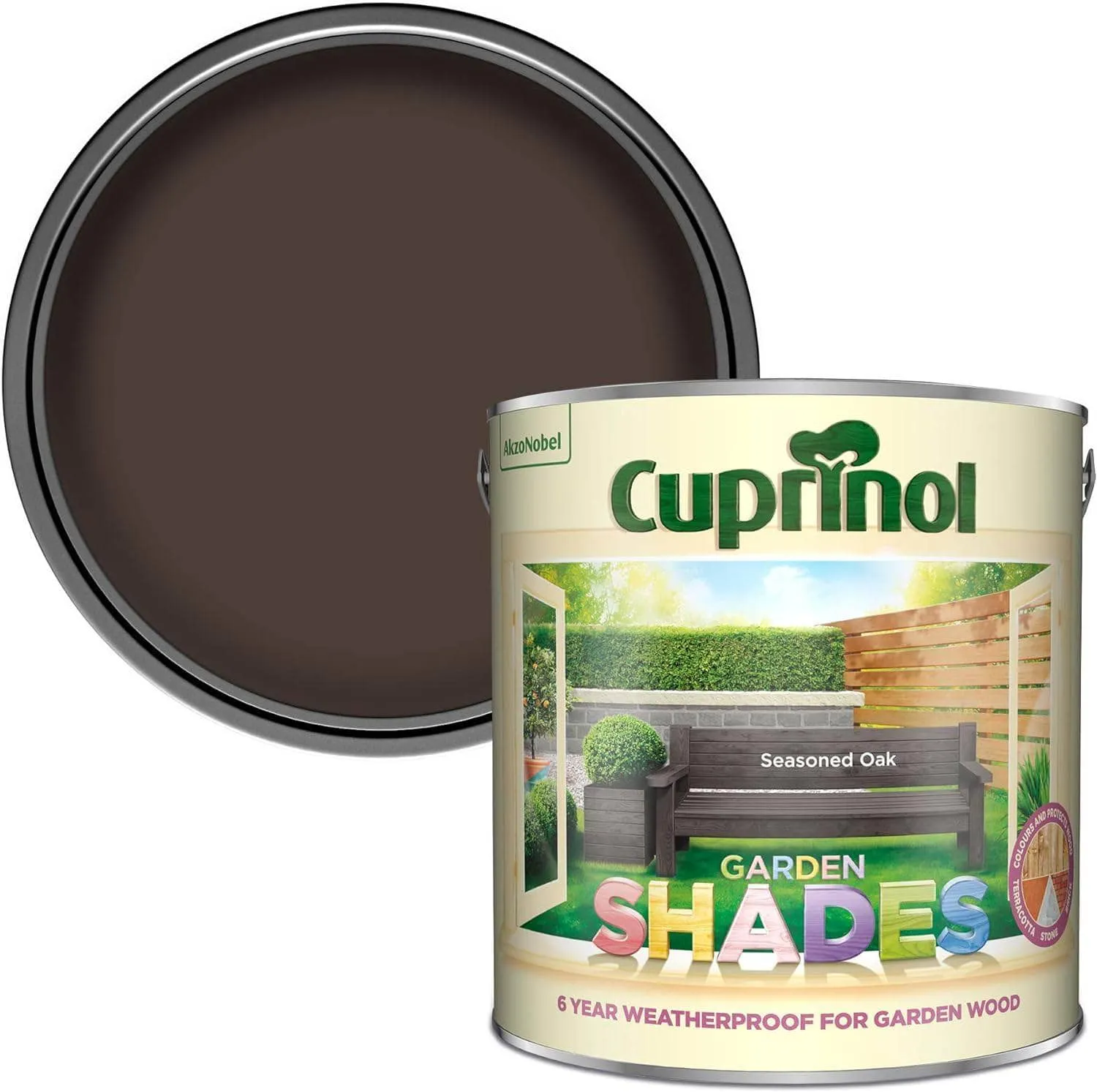 Cuprinol Garden Shades 2.5L - Seasoned Oak