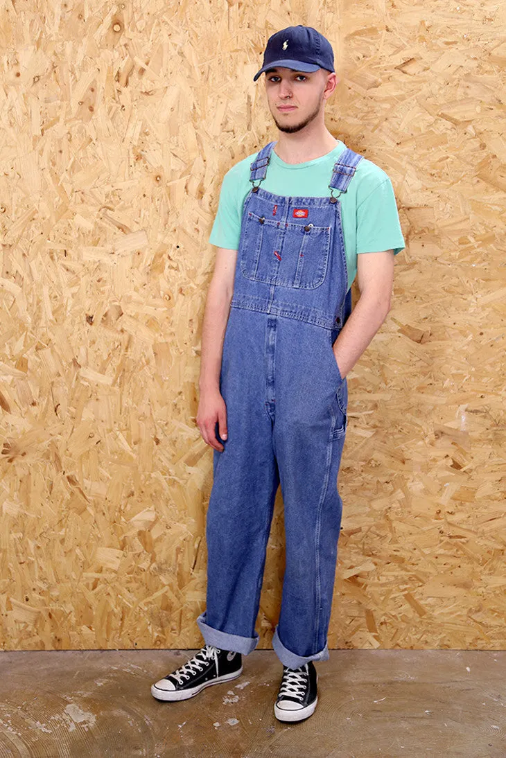 Dickies Blue Bib Denim Dungarees