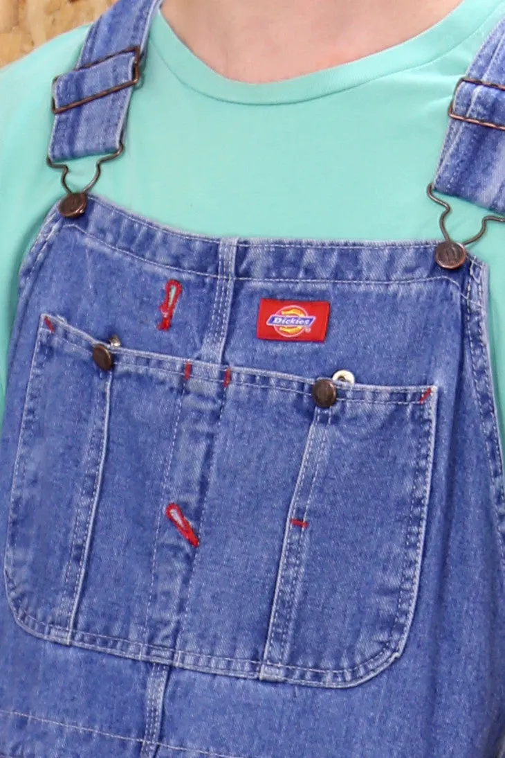 Dickies Blue Bib Denim Dungarees