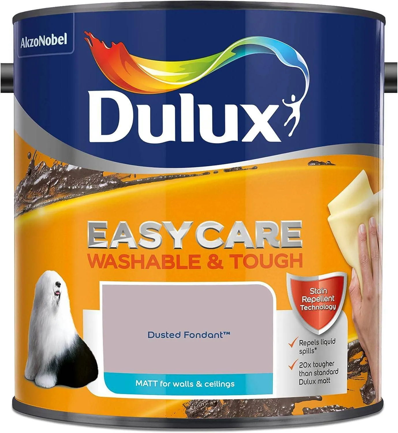 Dulux Easycare Matt Emulsion 2.5L - Dusted Fondant