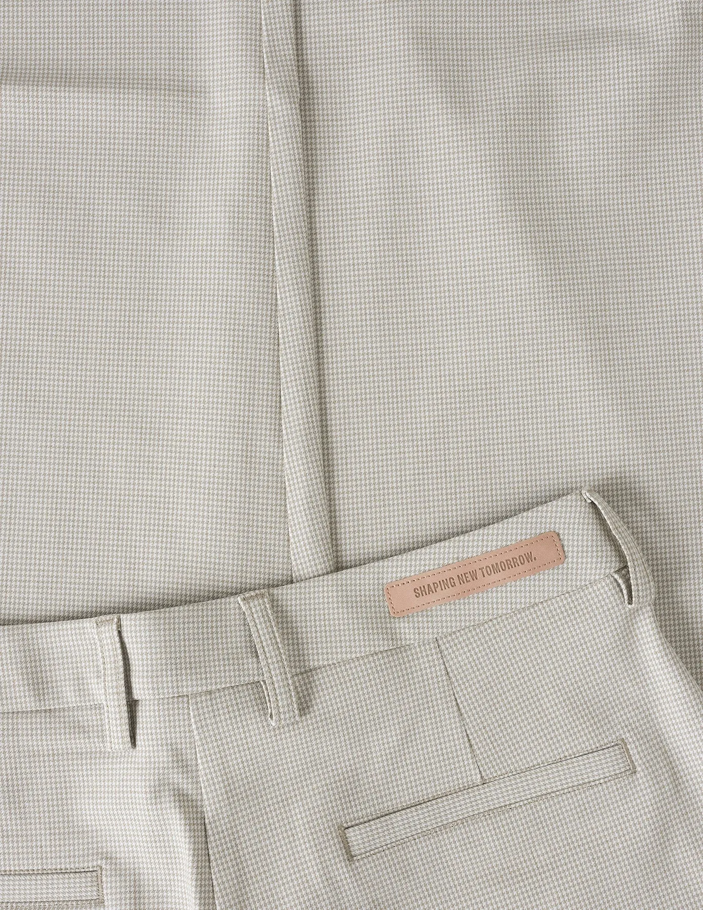 Essential Pants Straight Petite Check