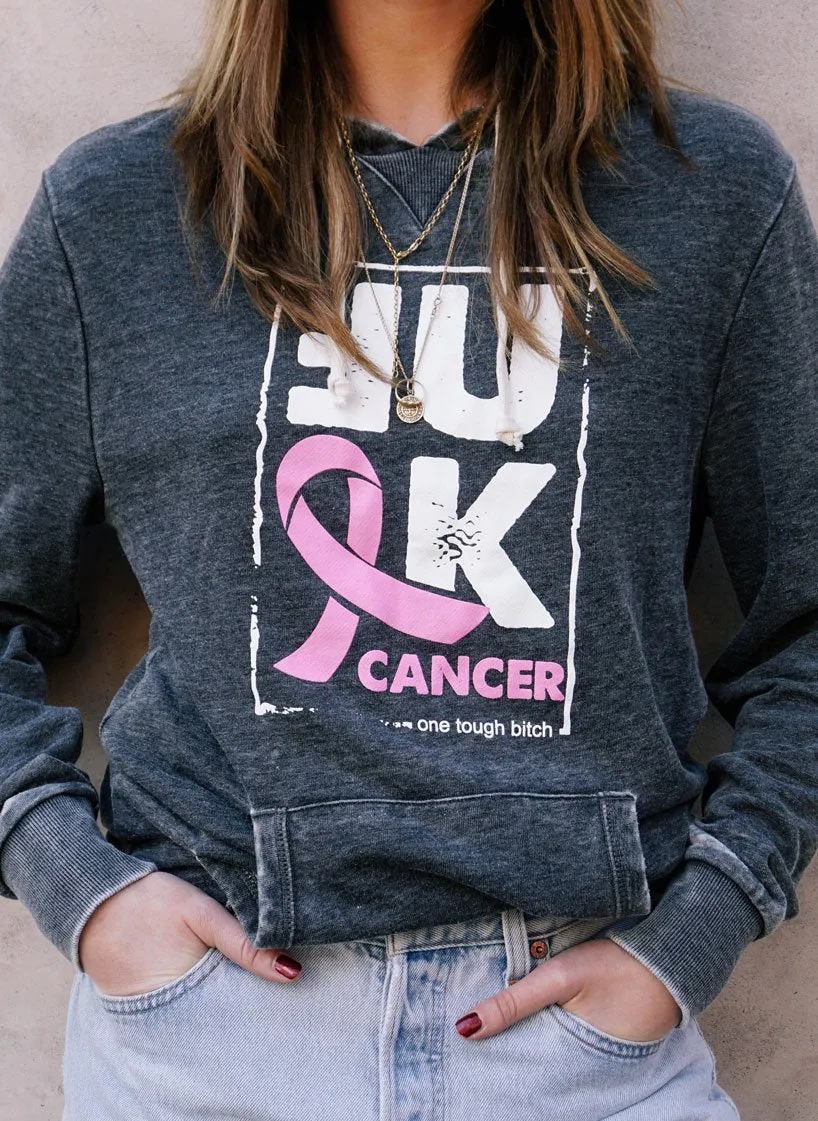 F Breast Cancer Hoodie