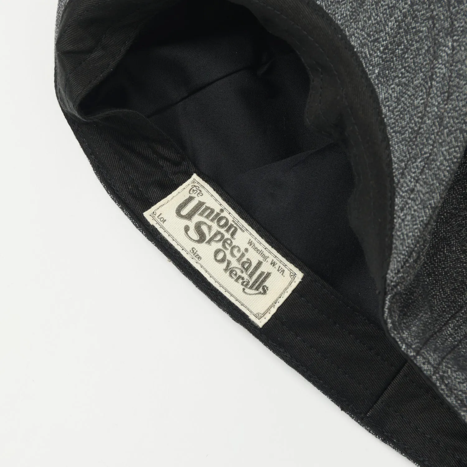 Freewheelers 'Stevedore' Casquette - Black Pepper Chambray