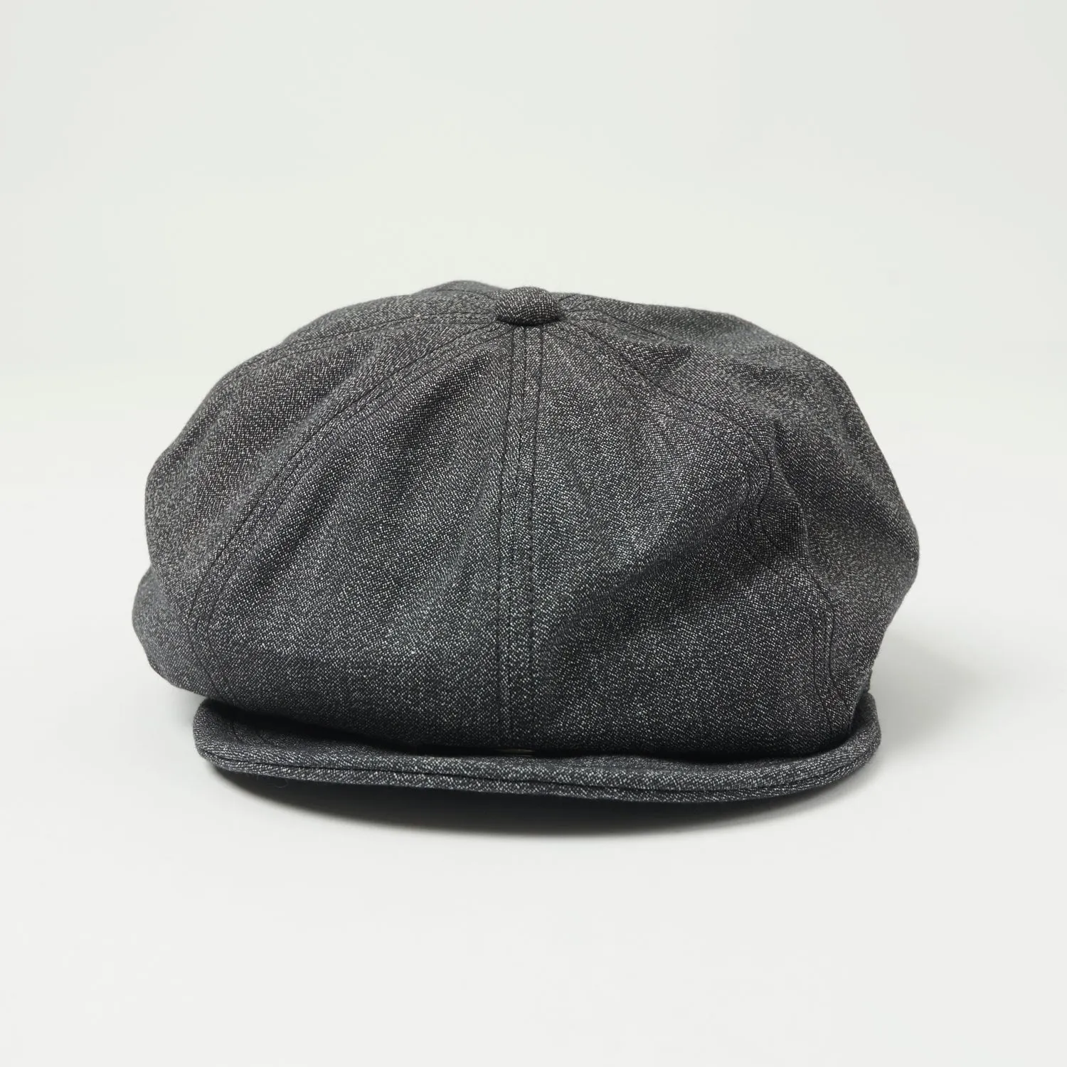 Freewheelers 'Stevedore' Casquette - Black Pepper Chambray