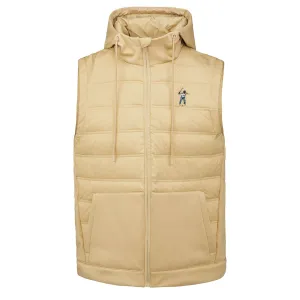 Hooded Puffer Vest Khaki - SU24