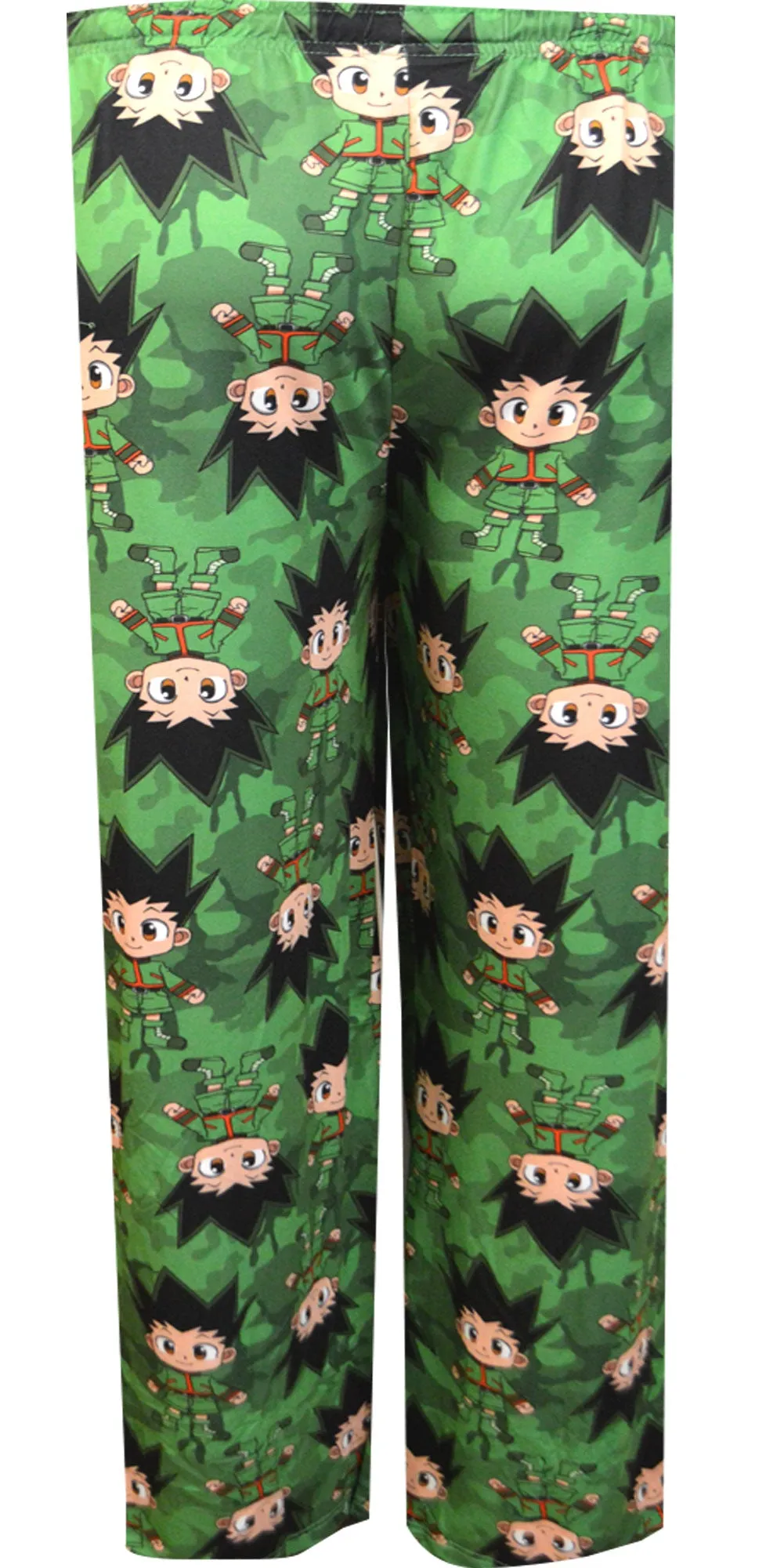 Hunter X Hunter Anime Super Soft Green Camo Lounge Pant