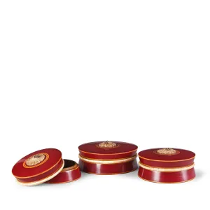 Indian Red Lacquer Box