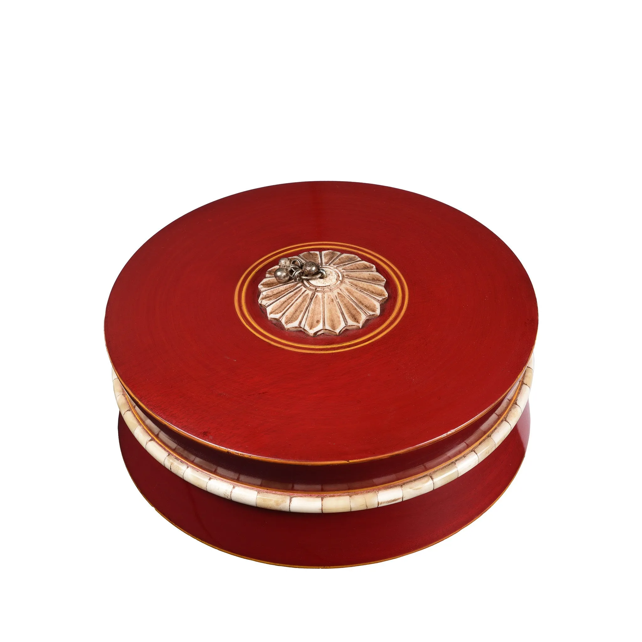 Indian Red Lacquer Box