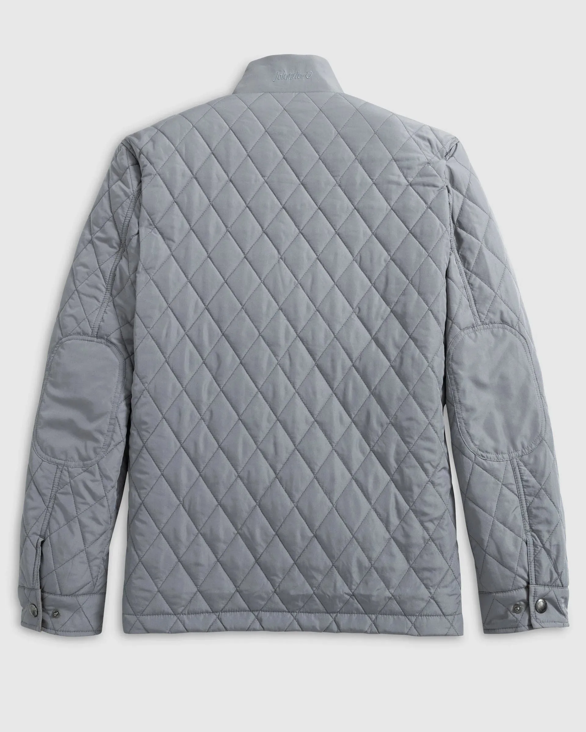 Juno Quilted Snap Jacket in Concrete by Johnnie-O