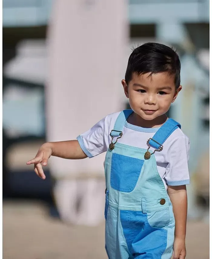 Kids Top | Jack Tee - Pale Blue | Dotty Dungarees