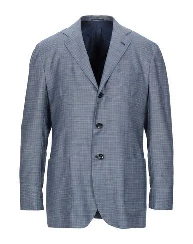 Kiton Man Blazer Slate blue 42 suit