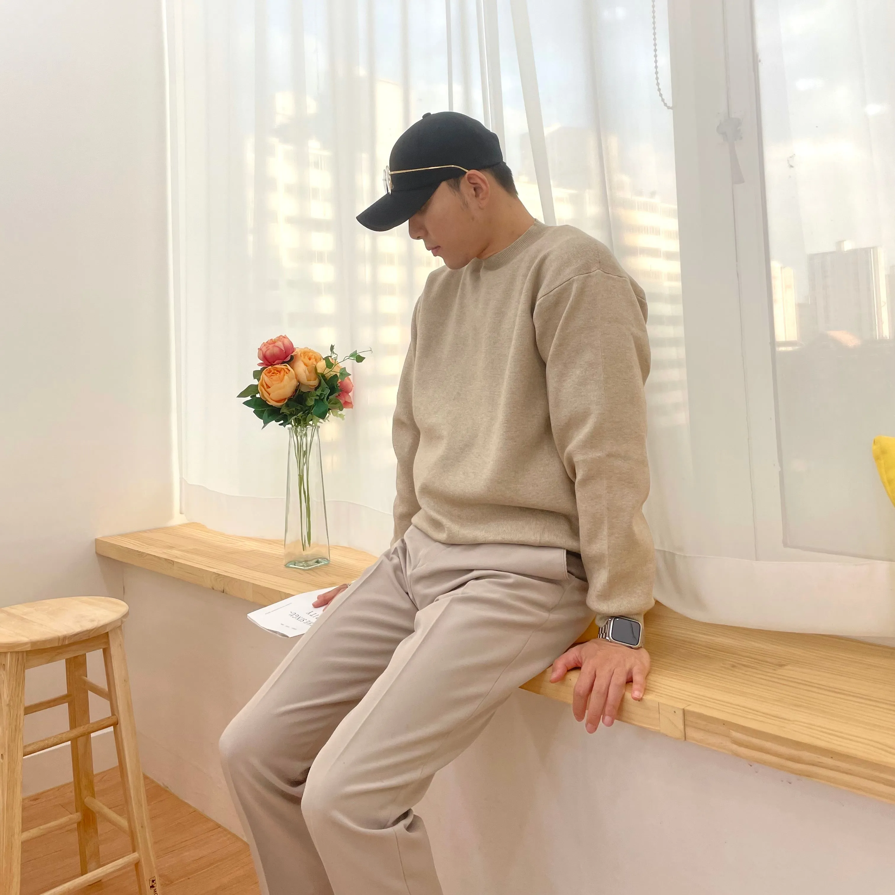 [Korean Style] Clean Round Knitted Sweaters