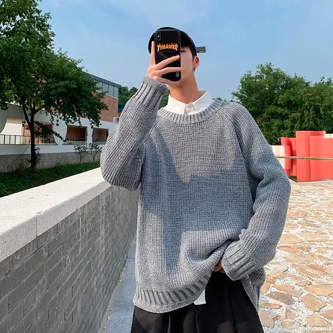 [Korean Style] Dean Crocheted Casual Sweaters