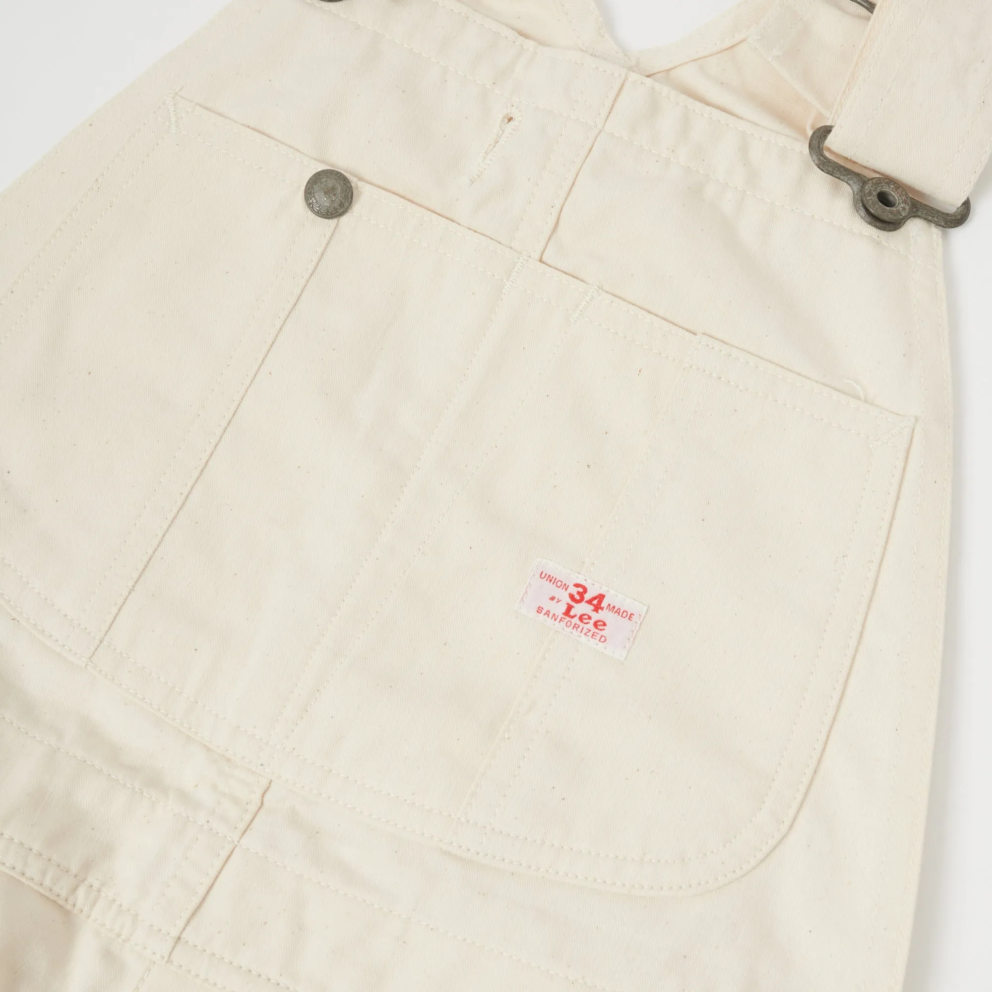 Lee Archives WWII Bib Overall - Ecru Raw