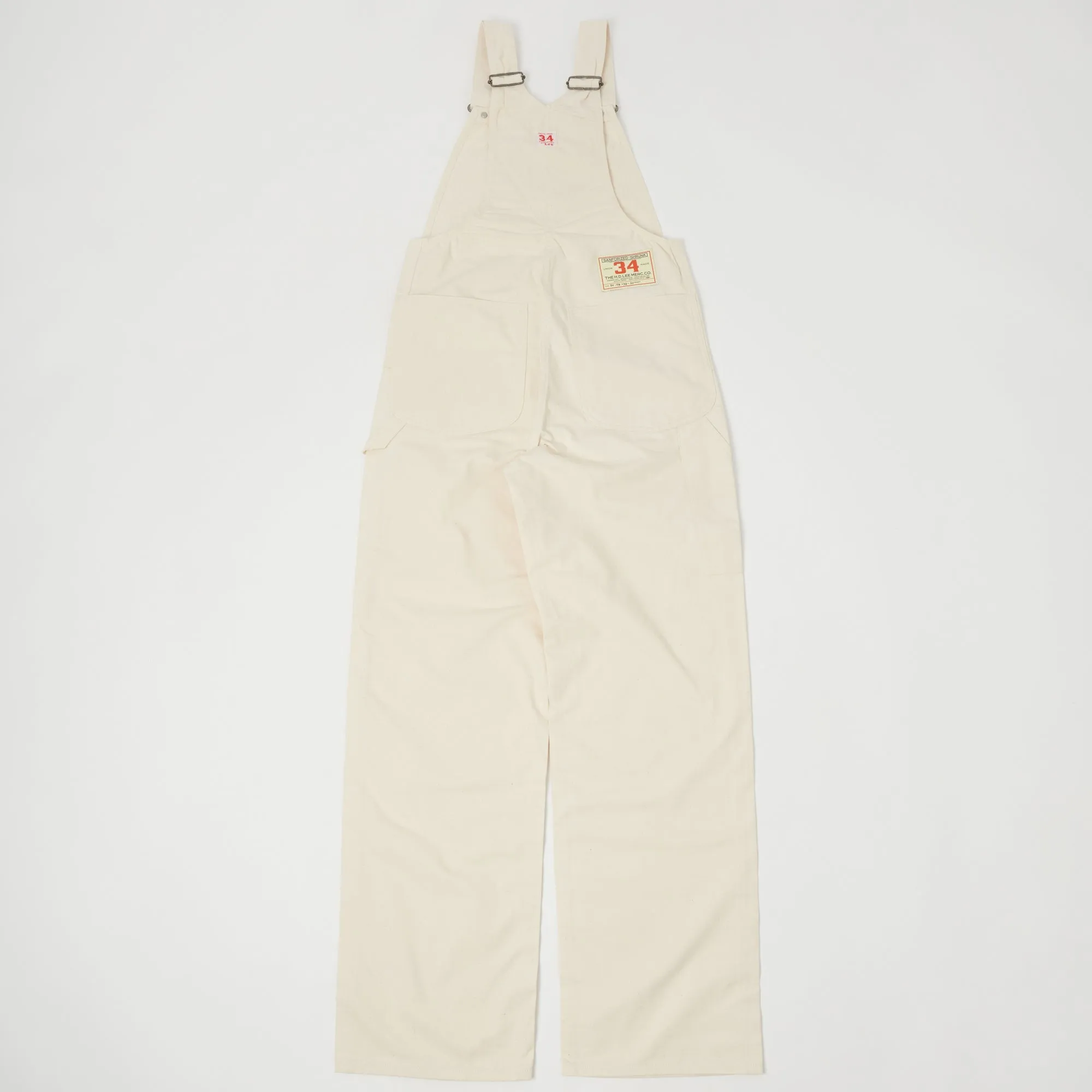 Lee Archives WWII Bib Overall - Ecru Raw