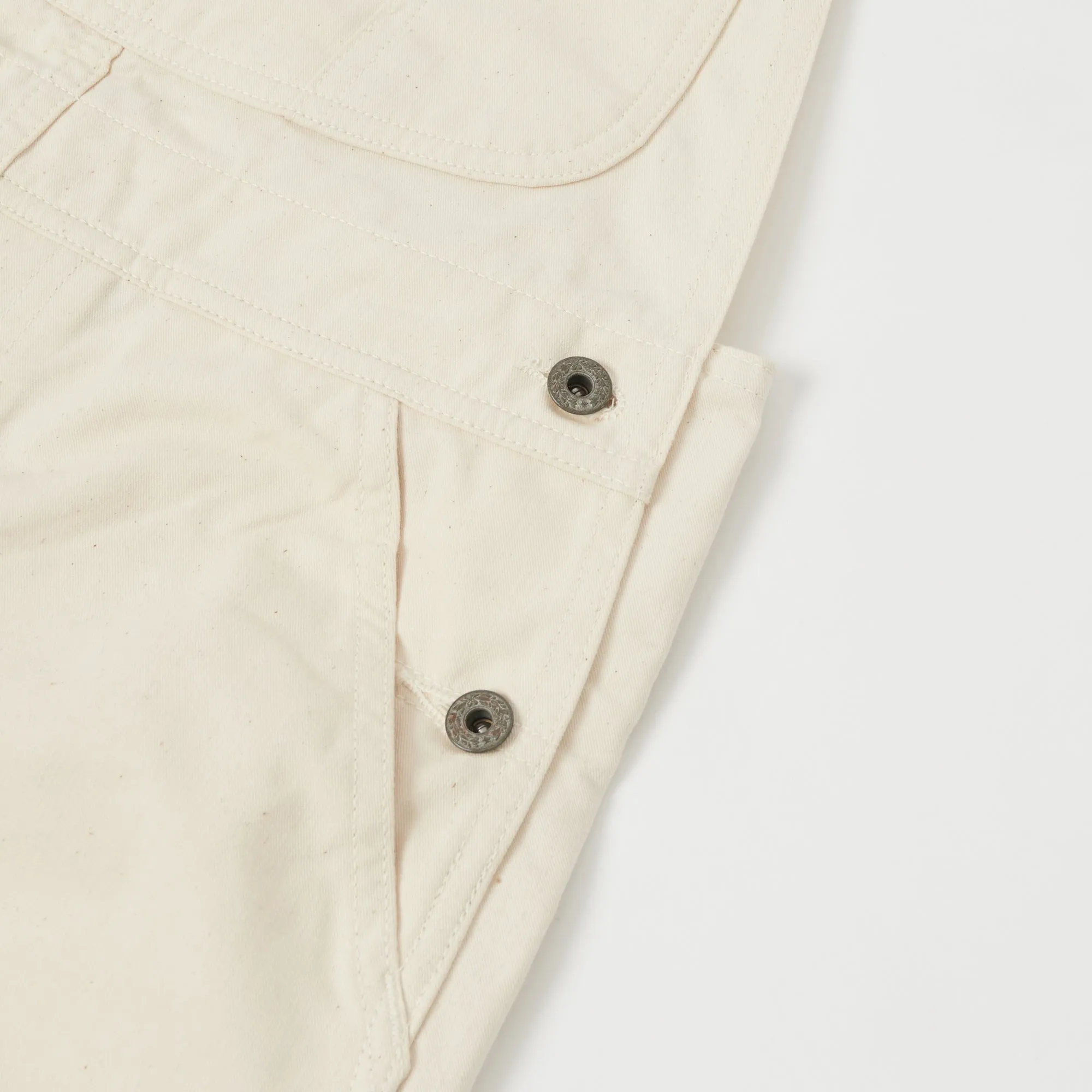 Lee Archives WWII Bib Overall - Ecru Raw