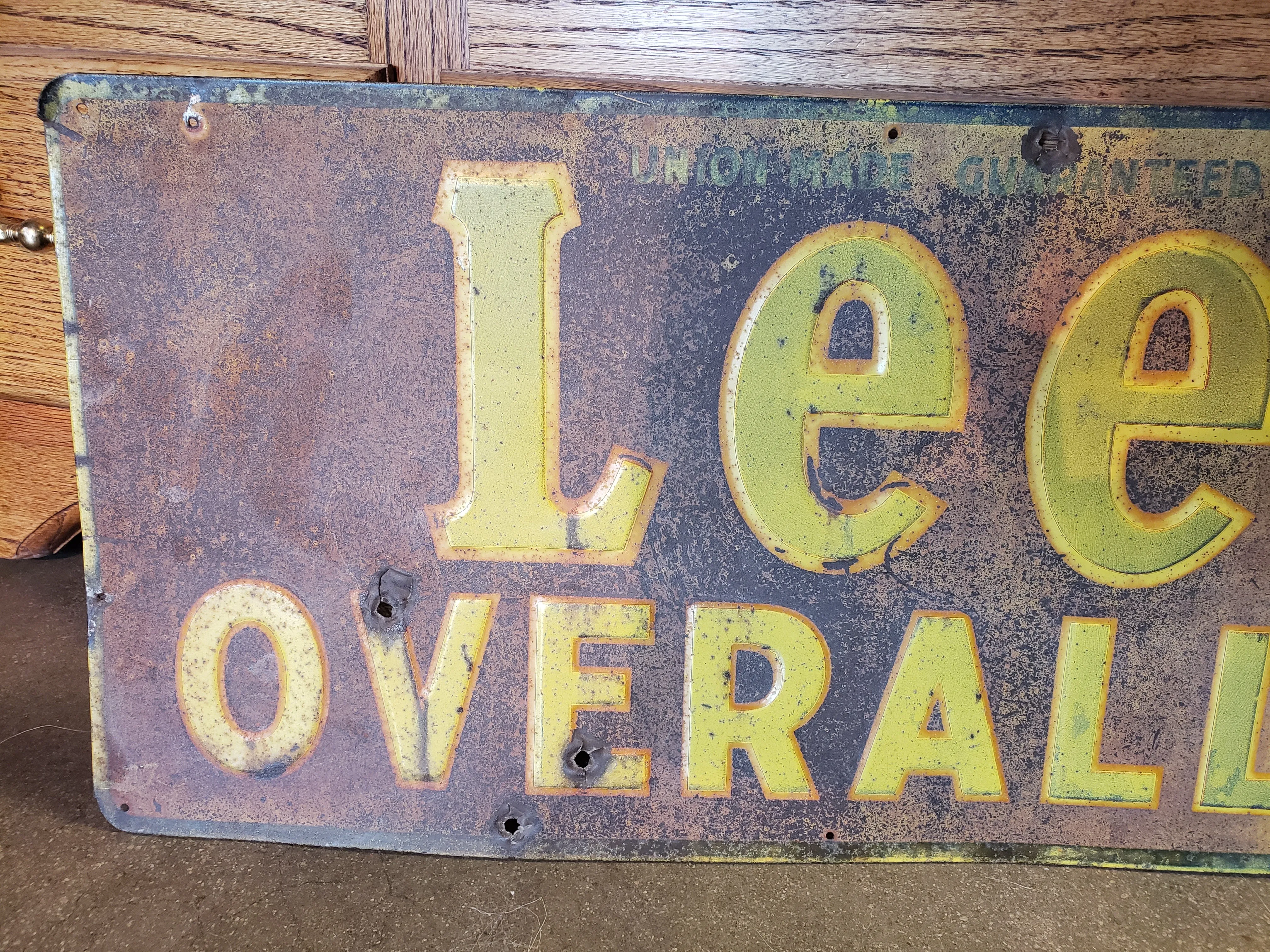 Lee Overalls sign