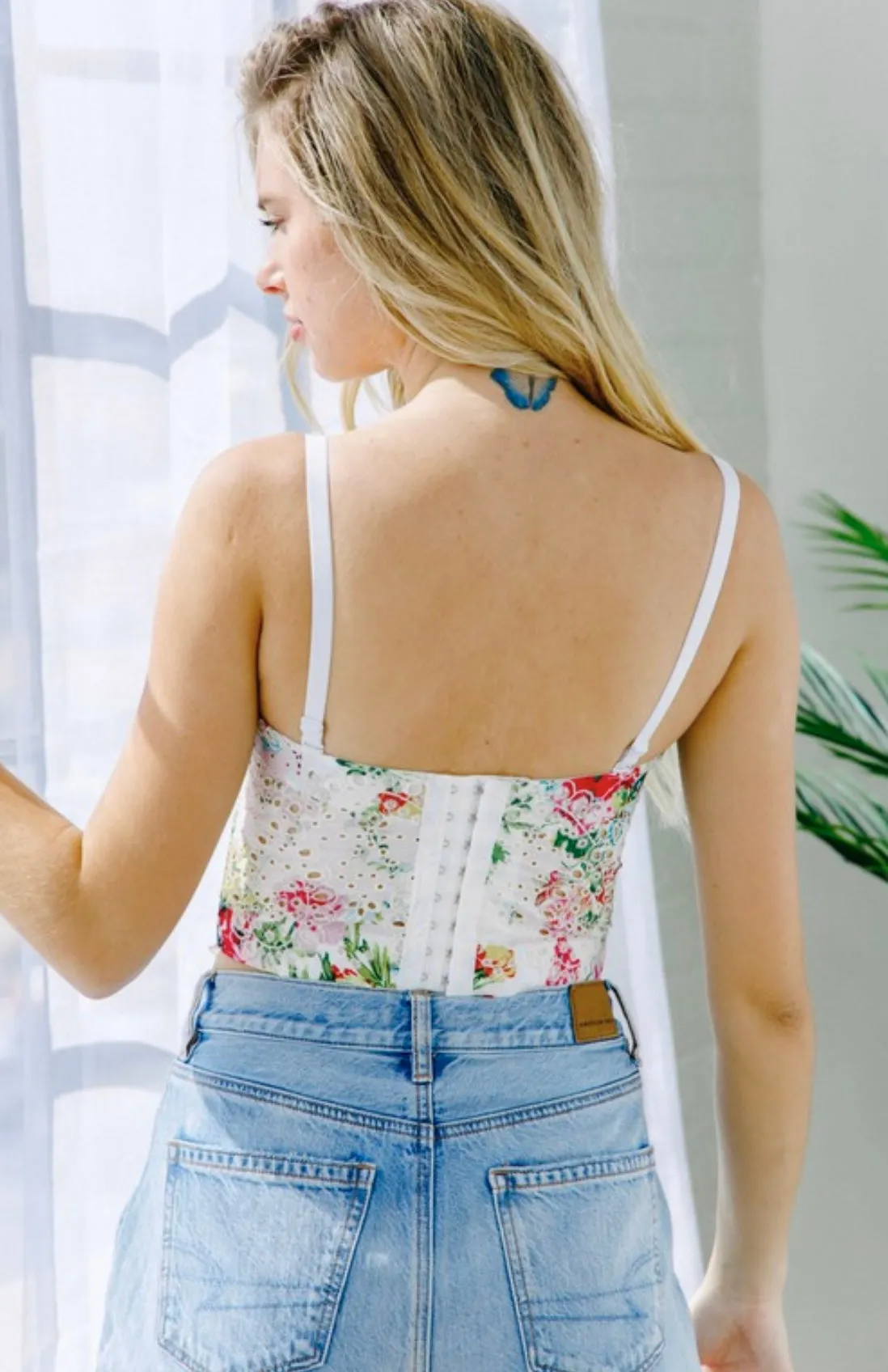 Love In Bloom Corset Bustier Top