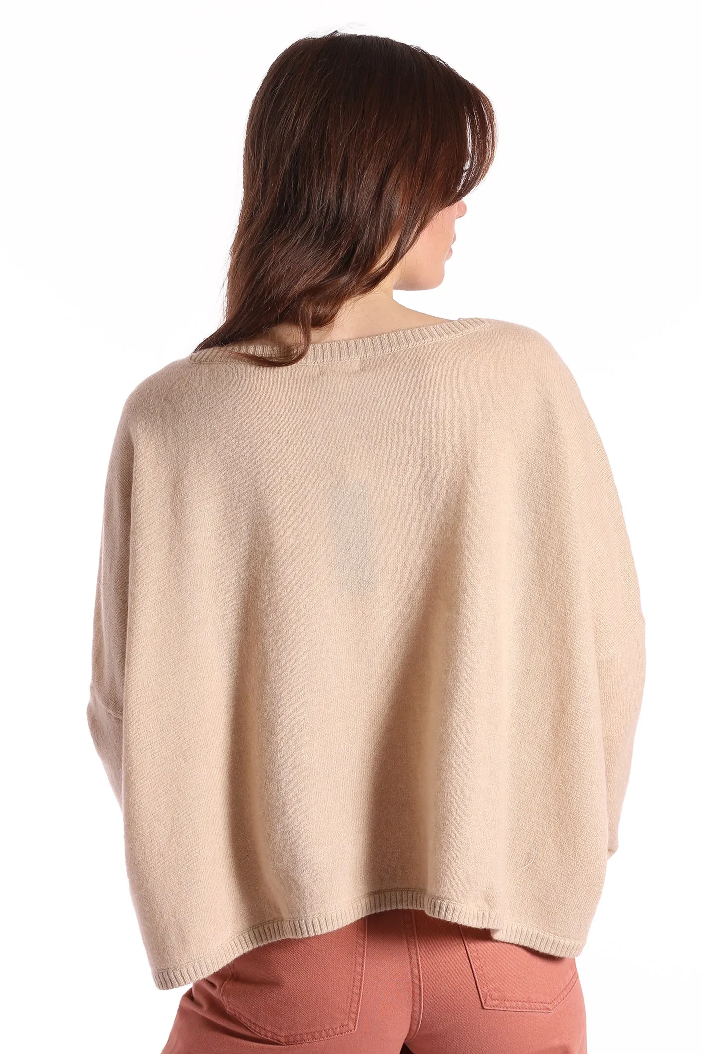 Minnie Rose Cashmere Cropped Sweater