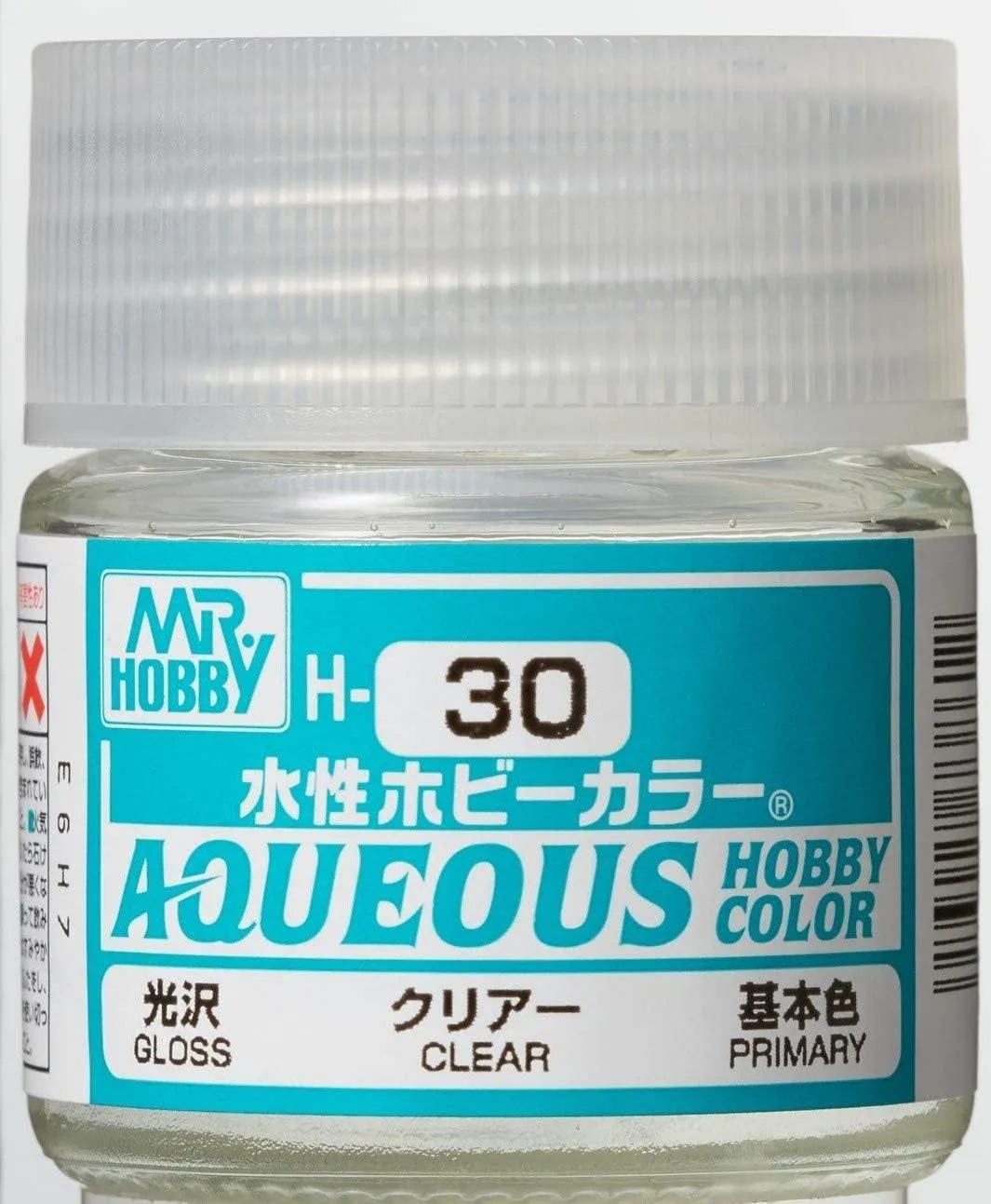 Mr. Hobby H30 Aqueous Gloss Clear Acrylic Paint 10ml