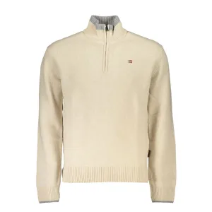 Napapijri Beige Fabric Men Sweater