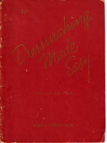 Original 1946 McCall Sewing Book