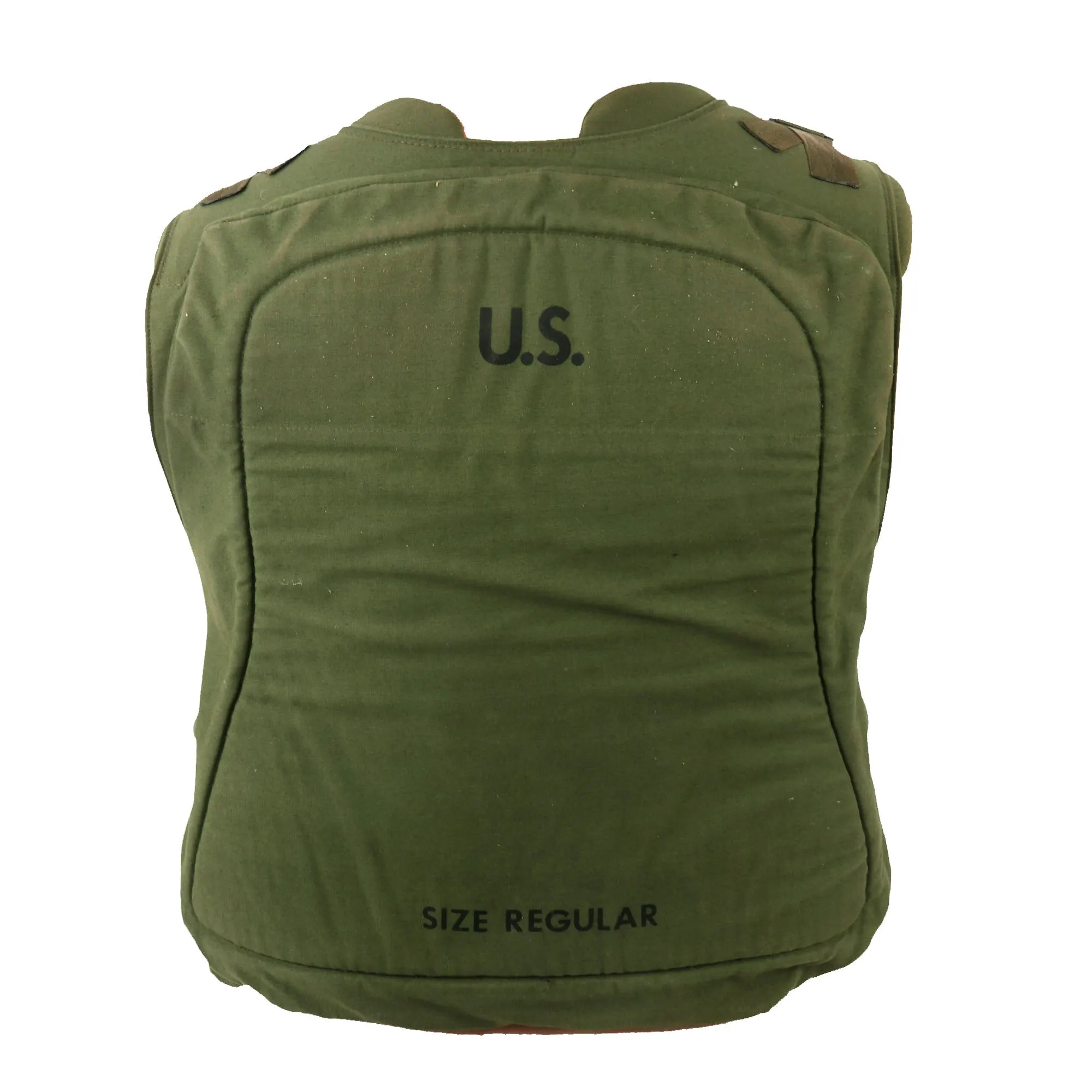 Original U.S. Vietnam War Helicopter Air Crew Ballistic Armored Vest Size Regular with Front Armor Plate