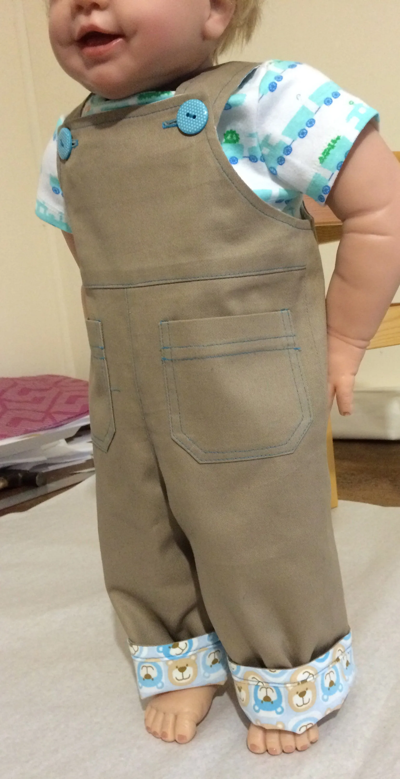 Overalls/Shortalls pdf pattern OLLIE OVERALLS Sizes to fit 3 months to 4 years