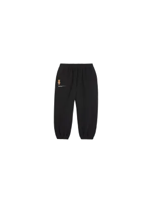 Pangaia x Haroshi BE@RBRICK™ Kids Track Pants—black