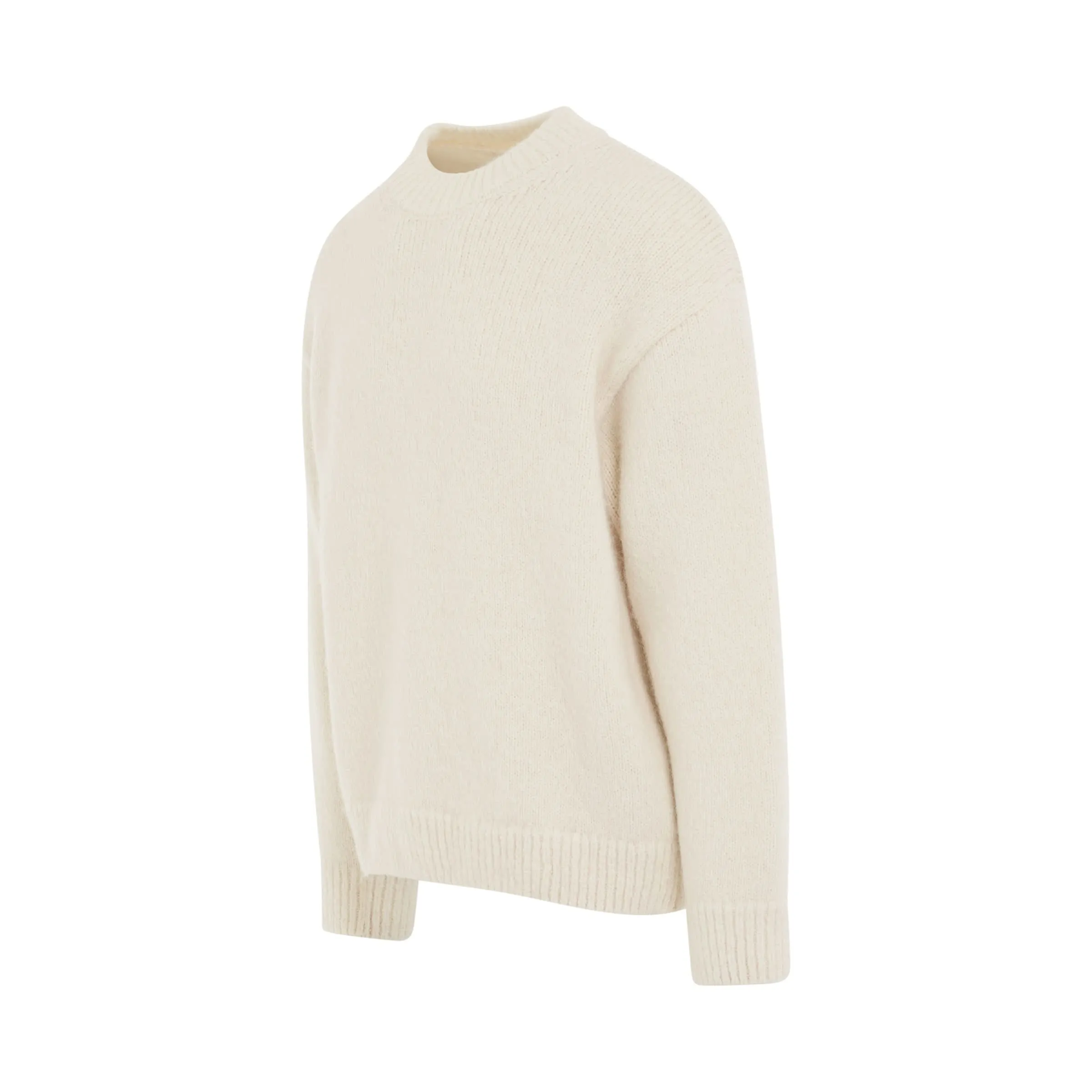 Pavane Back Logo Knit in Off-White