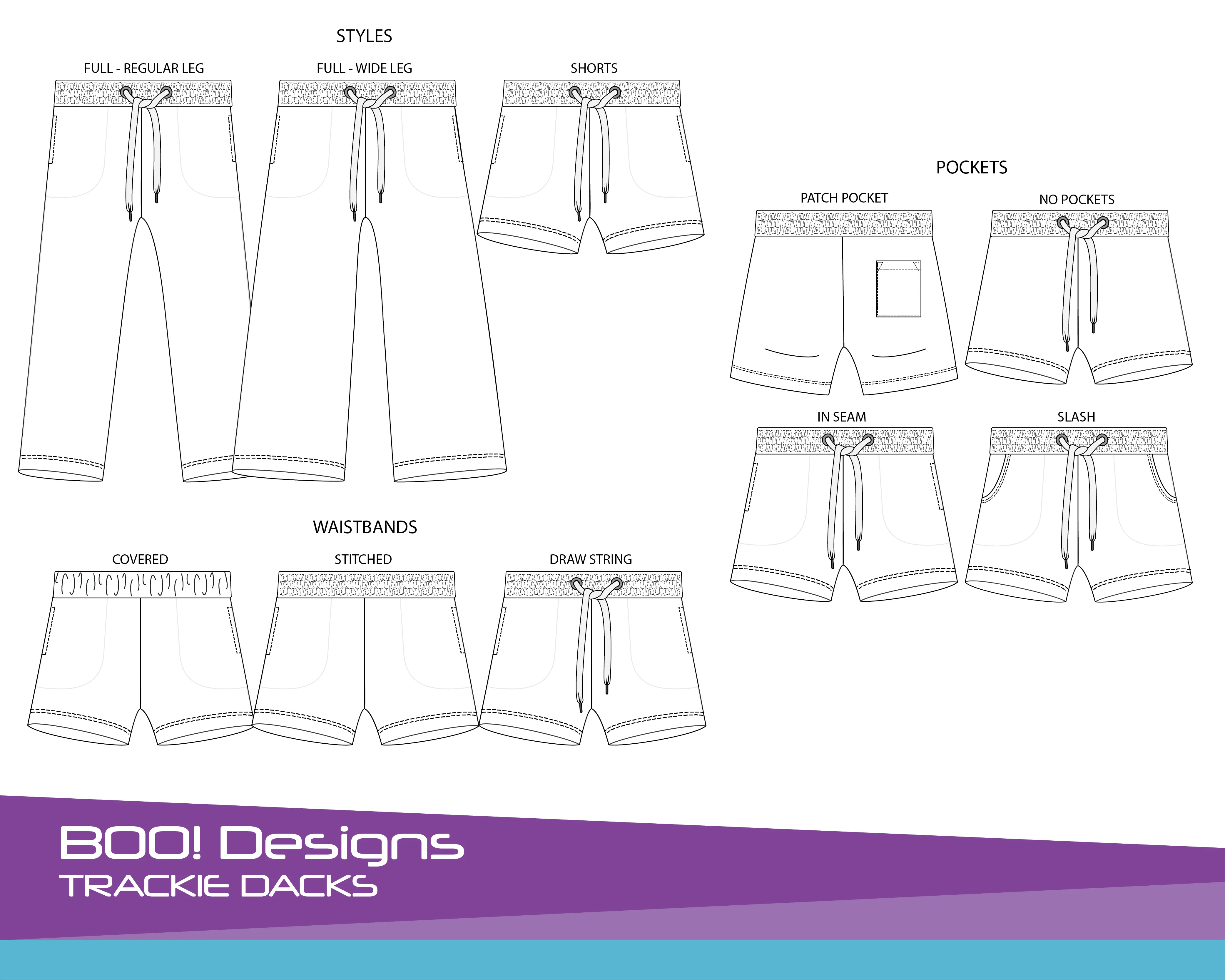 PDF Pattern: Trackie Dacks