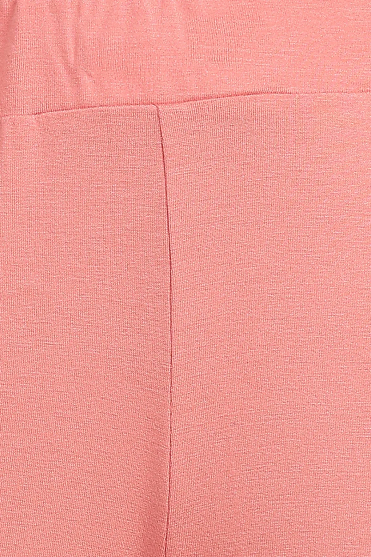 Peach High Waist Maternity Pajama