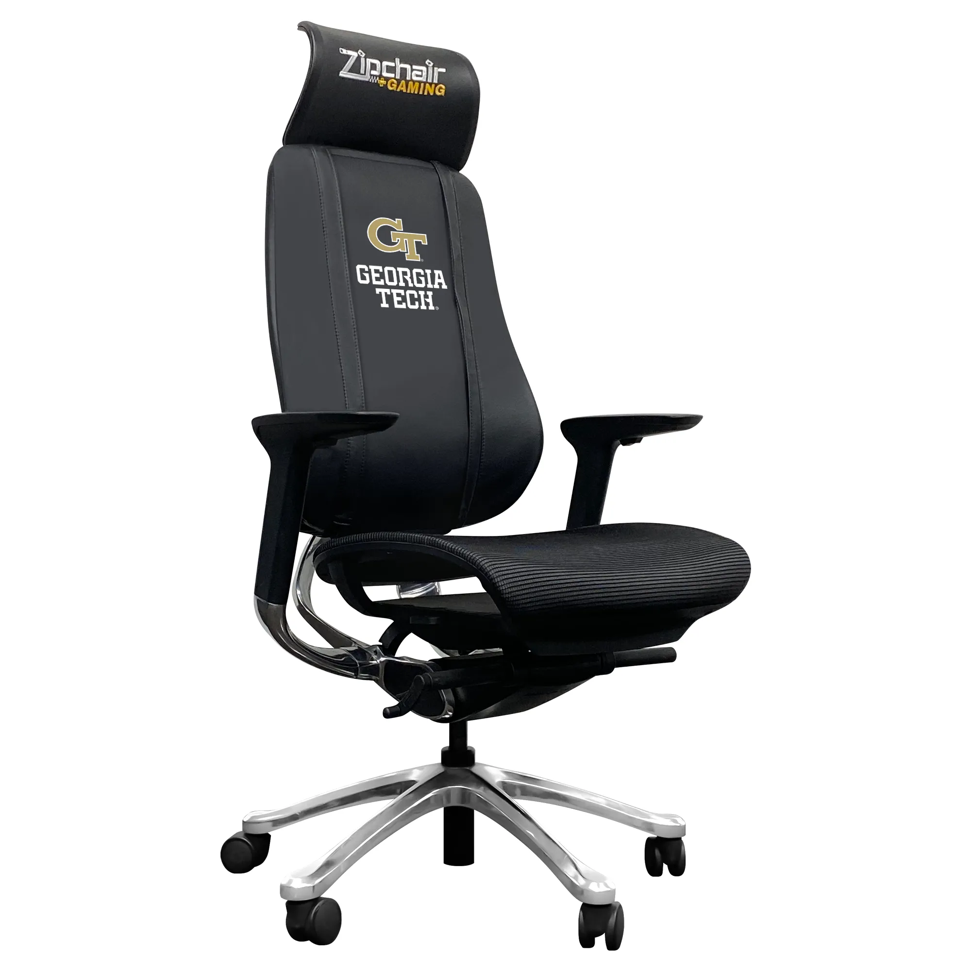 PhantomX Gaming Chair with Georgia Tech Yellow Jackets Wordmark Logo